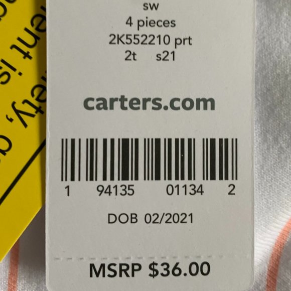 Carter's Flamingo Toddler Girls 4-pc. Pajama Set - Picture 2 of 3